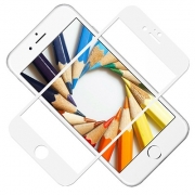 Защитное стекло 3D Litu Glossy для iPhone 7 White